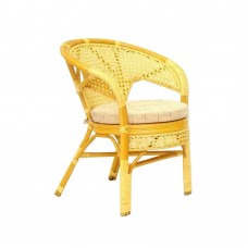 Кресло 02-15B из натурального ротанга, цвет: мед