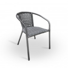 BROWN стул из искусственного ротанга цвет серый