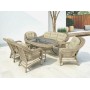 Комплект ROBI 7: софа 192см + 4 кресла + стол 185см — бежевый
