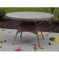 Стол круглый разборный д.1300 (шоколад, серый, капучино)