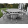 Комплект DECO 8: круглый стол 160×160 см + 8 кресел — до 8 персон