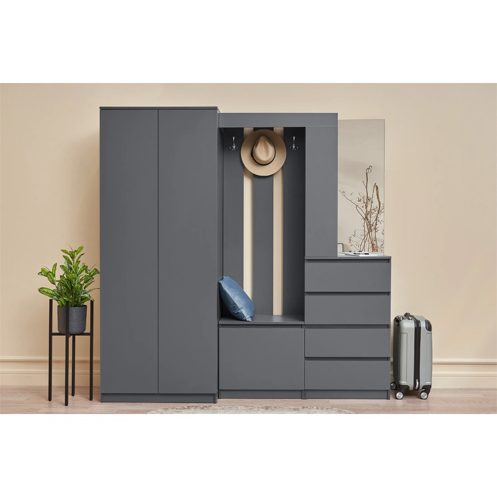 Прихожая Челси, Графит Прихожая Челси, Графит