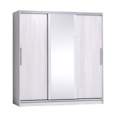 Шкаф-купе с зеркалом Strike 2000  Ясень Анкор светлый