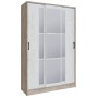 Шкаф-купе Стиль-2 140, Дуб крафт серый, Дуб крафт белый