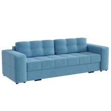 Диван раскладной Верден, светло-голубой