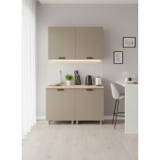 МК Аленушка 1,2м Орешник Матовый Вижен,скоба черный,сонома (без столешницы)