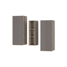 Шкаф навесной Олива ШКН-01, Дуб каньон, Муссон софт