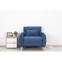 Кресло еврокнижка Анита, Синие
