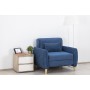 Кресло еврокнижка Анита, Синие