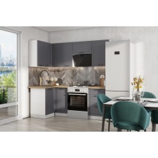 КГ Угловой Вектор 100*150 Графит (без столешницы) в.19