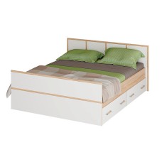 Кровать с реечным настилом Сакура LIGHT 160х200, дуб сонома