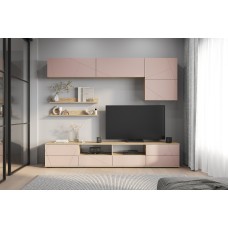 Гостиная Камелия ГС-01, Крафт, Шарли пинк Гостиная Камелия ГС-01, Крафт, Шарли пинк