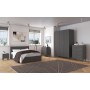 Толедо Корпус кровати ТКР-1 (1,4) графит серый