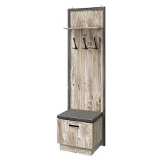 Тумба с вешалкой Амели, Дуб Юкон Тумба с вешалкой Амели, Дуб Юкон