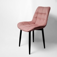 Стул "Бостон" черный матовый Томми 14 пыльная роза Стул "Бостон" черный матовый Томми 14 пыльная роза