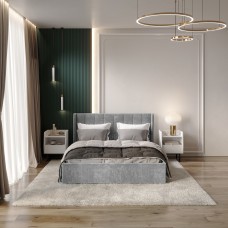 Кровать с подъемным механизмом Версаль КР-18 (1,6м), Хром Кровать с подъемным механизмом Версаль КР-18 (1,6м), Хром