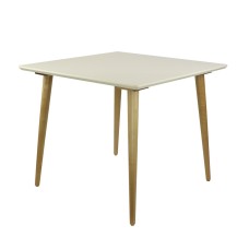 Стол обеденный Ронда Мини 100, натуральный/слоновая кость