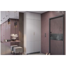 Шкаф 2-х створчатый "Пандора" ШК-04 Кашемир/MF03 с антресолью Шкаф 2-х створчатый "Пандора" ШК-04 Кашемир/MF03 с антресолью