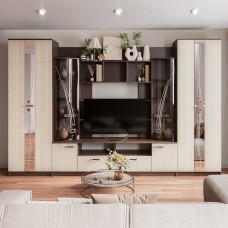 Стенка в гостиную Венеция, венге Стенка в гостиную Венеция, венге