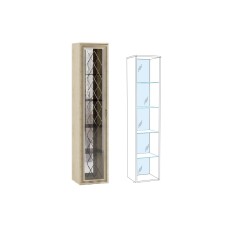 Пенал-витрина Ливорно ЛШ-7, дуб Пенал-витрина Ливорно ЛШ-7, дуб