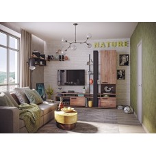 Гостиная Nature. Комплект 2, дуб табачный
