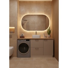 ВГ 1700 Магнолия/Белый гладкий Арника РМ (со столешницей) в.2 ВГ 1700 Магнолия/Белый гладкий Арника РМ (со столешницей) в.2