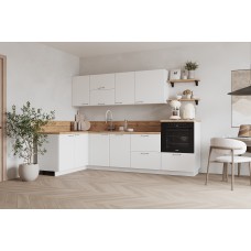 КГ Угловой 1500х2700 (с пм) , Белый софт матовый  Арника РМ