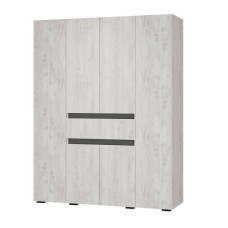 Шкаф 4-х створчатый Мрия ШК-13, Бетон пайн светлый, Графит Шкаф 4-х створчатый Мрия ШК-13, Бетон пайн светлый, Графит