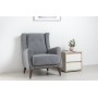 Кресло Плимут Серое