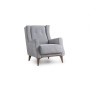 Кресло Плимут Серое