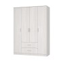 Шкаф "Титан" 4-х створчатый Ясень белый