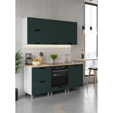 МК Аленушка 1,8м Астра Лаванда Изумруд,скоба черный,сонома