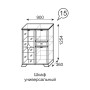 Венеция 15. Шкаф универсальный