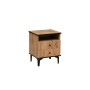 Тумба прикроватная Либерти 51.17, Дуб Вотан, Черный