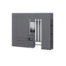 Прихожая Бали, Графит. Комплект 20