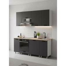 МК Аленушка 2м Лаванда Сталь,скоба черный,сонома