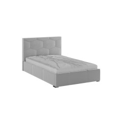 Кровать с ортопедическим основанием Манука (1,2м), Светло-серый