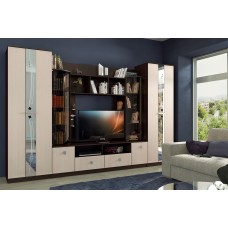 Гостиная Венеция, Дуб беленый, Венге Гостиная Венеция, Дуб беленый, Венге