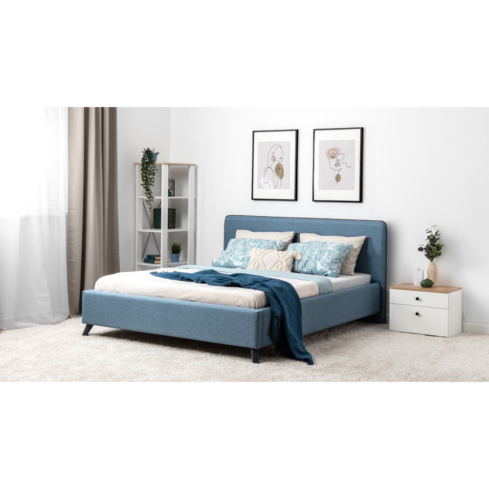 Кровать Мия 160 синяя Кровать Мия 160 синяя