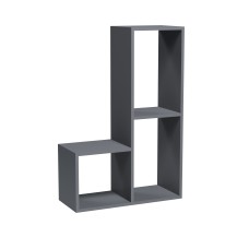 Гостиная Гира навесная полка ГН-2 графит серый