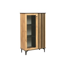 Шкаф комбинированный Либерти 51.03, Дуб Вотан, Черный Шкаф комбинированный Либерти 51.03, Дуб Вотан, Черный