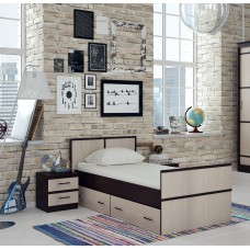 Кровать с реечным настилом Сакура LIGHT 90х200