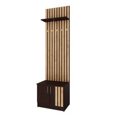 Тумба с вешалкой Кано 600 КПТВ-1, Венге, Дуб крафт золотой