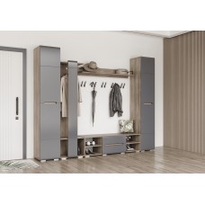 Прихожая Наоми. Комплект 1, графит Прихожая Наоми. Комплект 1, графит