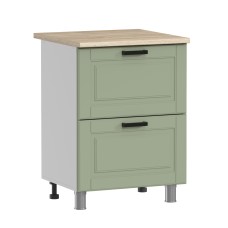 МК Аленушка Н2Я 600 Астра Фисташка,скоба черный (со столешницей)