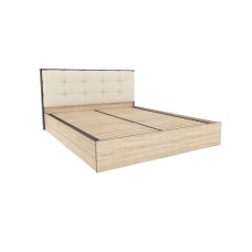 Кровать 160х200 с ортопедическим основанием Лирика ЛК-2, карамель