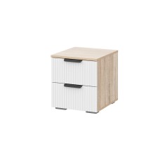 Тумба прикроватная Норд Line Т01-400, Дуб сонома, Софт пломбир