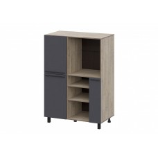 КГ Этна Пенал 10Ш1 Дуб Эндгрейн;Софт графит