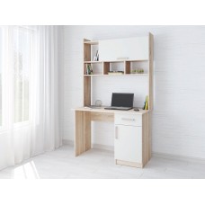 Стол компьютерный Квартет-10, дуб сонома/белый Стол компьютерный Квартет-10, дуб сонома/белый