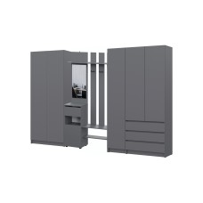 Прихожая Бали, Графит. Комплект 11